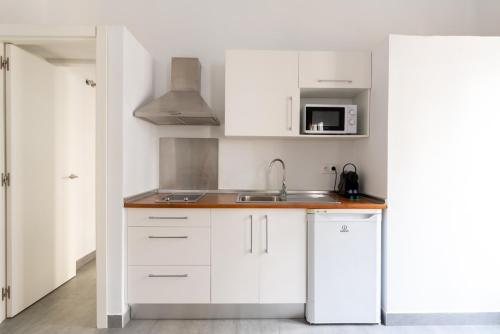 Η κουζίνα ή μικρή κουζίνα στο Sanlúcar Olehousing