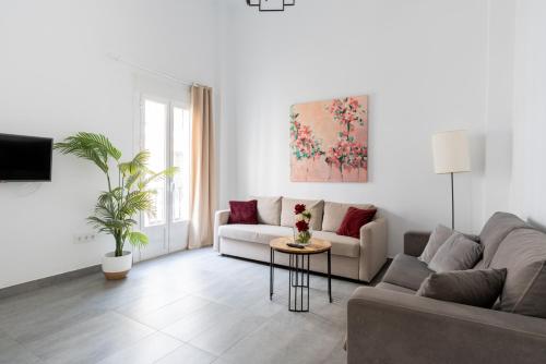 Χώρος καθιστικού στο Sanlúcar Olehousing