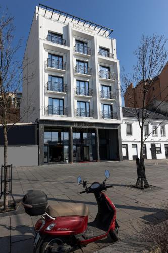 Das Gebäude in dem sich das Hotel befindet