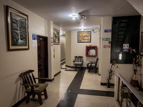 Fitness centrum a/nebo fitness zařízení v ubytování Hostal Wilson Inn