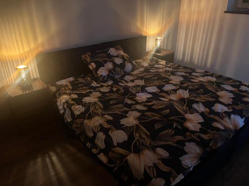 Katil atau katil-katil dalam bilik di Apartament Willa Piotrowice