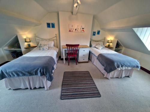 Krevet ili kreveti u jedinici u objektu Longtail Cottage