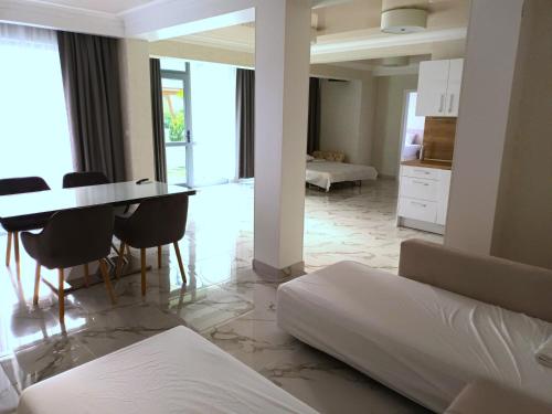 A bed or beds in a room at Apartment Ground Floor