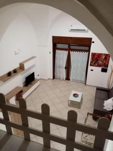 a view of a living room from the top of a house at Paola's house in Copertino