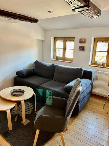 Χώρος καθιστικού στο Apartments Altstadthaus Görlitz