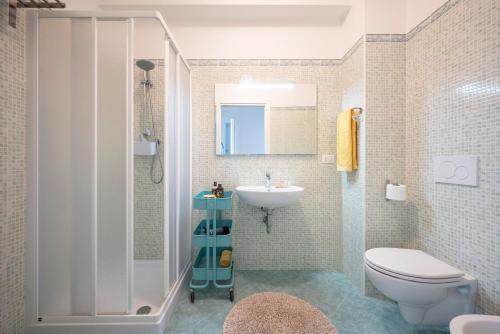 Ένα μπάνιο στο Sea view apartment