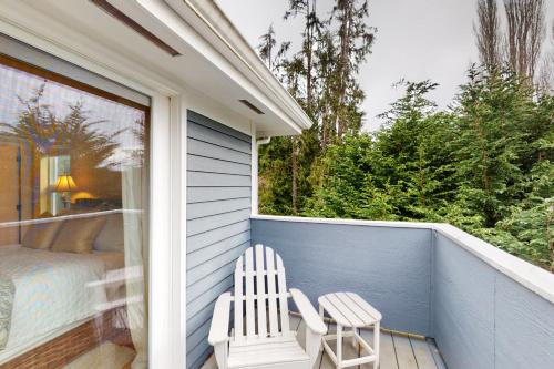 Bay View Retreatにあるバルコニーまたはテラス