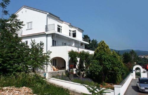 Meerblickbalkon beim Doppelzimmer in Grabrova - nur 200m zum Strand