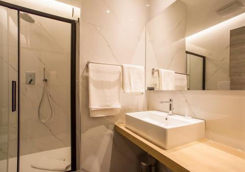 Koupelna v ubytování Corso Vittorio B&B