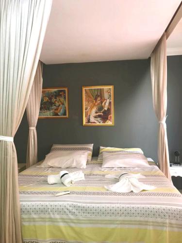 Relais de Charme Boutique Hotel Pititingaにあるベッド