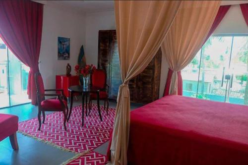 Relais de Charme Boutique Hotel Pititingaにあるベッド