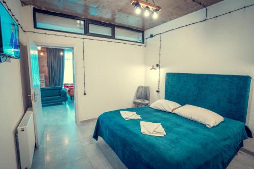 Postel nebo postele na pokoji v ubytování Villa In Didveli