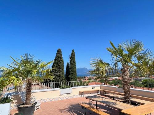 Ferienwohnung mit freiem Blick auf den Gardasee