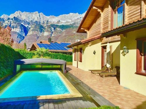 Doodle's Beautifull Chalet Churfirsten Swimming pool Sauna Walensee Flumserberg