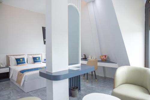 Un lugar para sentarse en SUNRISE Hotel Bạc Liêu
