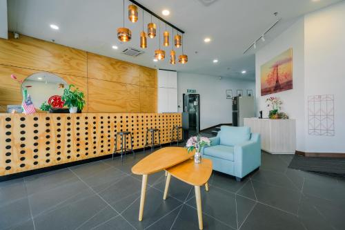 Posezení v ubytování 3C HOTEL Setia Walk Puchong