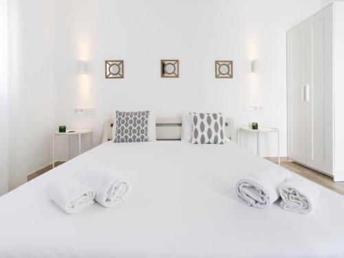 Posteľ alebo postele v izbe v ubytovaní Preciosa Casa Terraza Privada 2hab 2baños AC