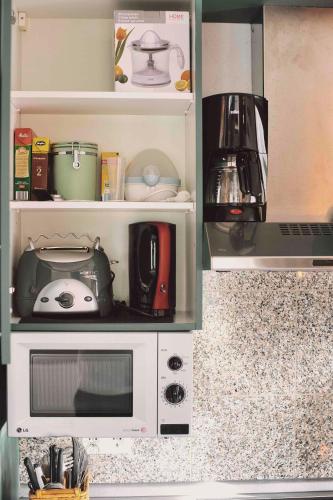 Dapur atau dapur kecil di Fritz' FeWo