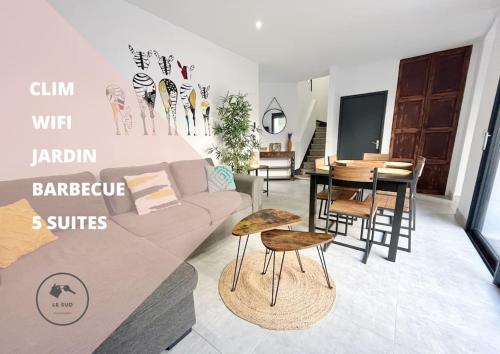 Villa Paradise - 5 suites parentales - 10min des plages