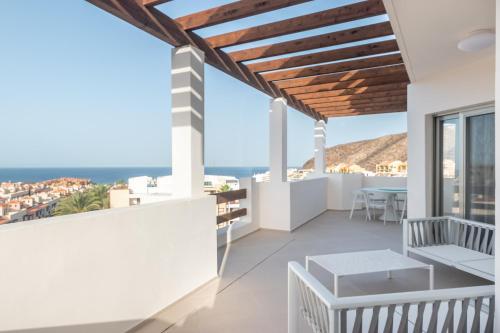 Μπαλκόνι ή βεράντα στο Colinas - Tinerfe 3,4 NATURE RESERVE & SEA VIEW WITH JACUZZI