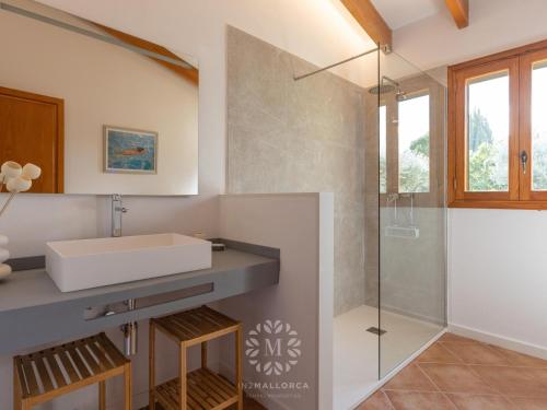 A bathroom at Marina de namer