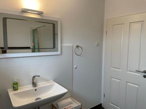 Koupelna v ubytování Hotel HeideZeiten