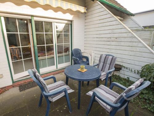 Balkón nebo terasa v ubytování Ferienhaus Hübner, FeWo Vermittlung Nordsee