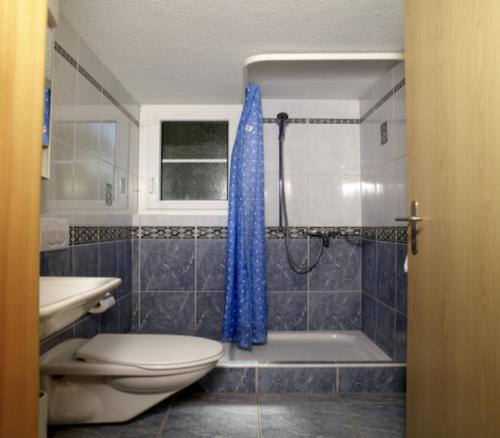 A bathroom at Hôtel-Gîte rural à 3 km de Delémont