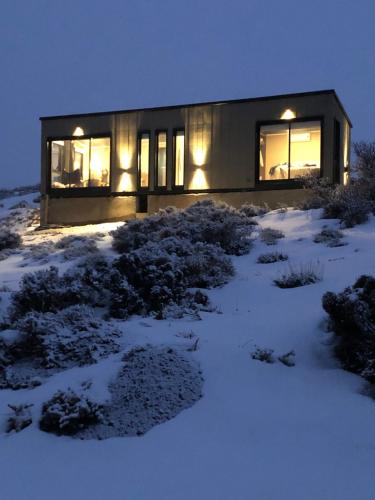 Το Cabañas de Montaña Armonías Lodge τον χειμώνα