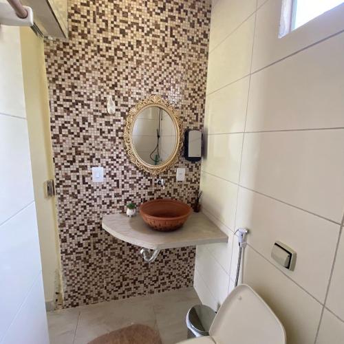 Ett badrum på Pousada Casa Ferreira