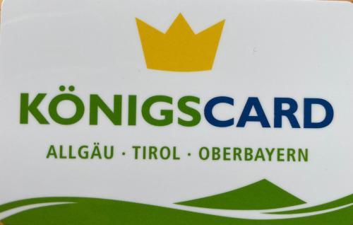 a sign that reads konigjad alga tril oberkan at AusZeit in Oberammergau