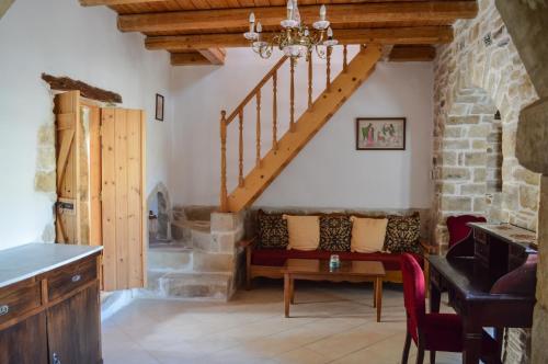 Χώρος καθιστικού στο Ioanna 's Place