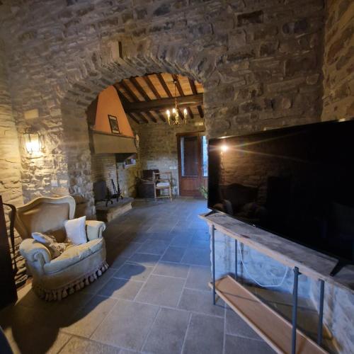 Posezení v ubytování Il Cantuccio - Borgo con piscina privata