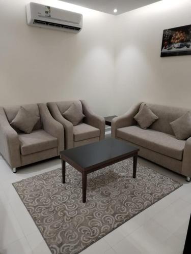 Χώρος καθιστικού στο Al Shark Park Serviced Apartment
