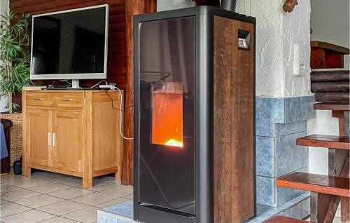 TV a/nebo společenská místnost v ubytování Ferienhaus 24 In Frankenau