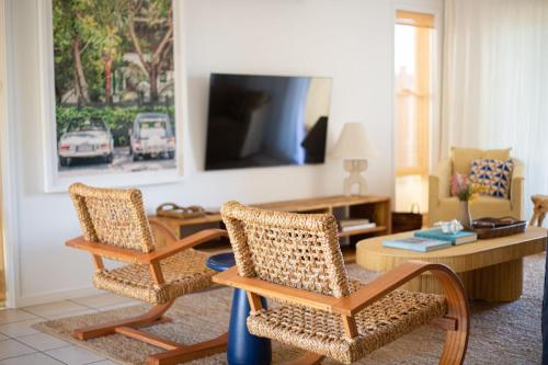 The Sands Resort at Yambaにあるテレビまたはエンターテインメントセンター