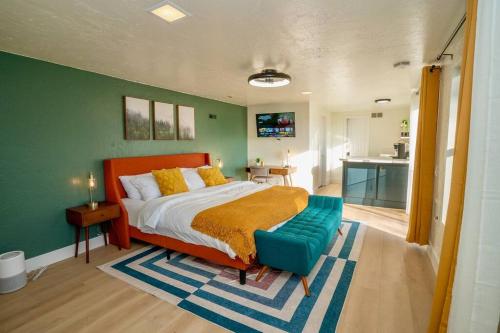 Secluded Modern Studio w/Views+Spa, 4mi to Sequoia