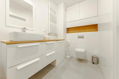 Ένα μπάνιο στο Aparthotel Plac Litewski Premium