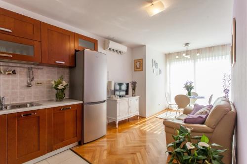 Η κουζίνα ή μικρή κουζίνα στο Apartment Skocibusic