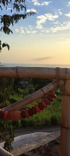 a view of the ocean from the end of a pole at Kaza Ladera in Seladinha