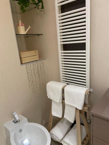 Koupelna v ubytování B&B Archimede