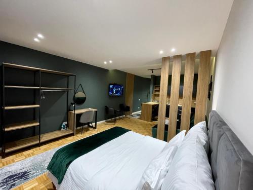 Postel nebo postele na pokoji v ubytování Premium Apartments