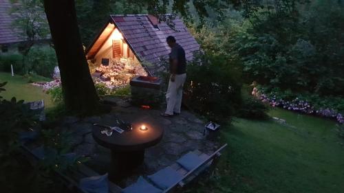 Κήπος έξω από το Chalet Iskaretreat