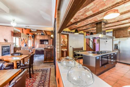 Køkken eller tekøkken på Casa del Trotamundos