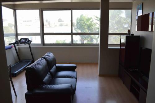 Ruang duduk di Malagueta Guest House - Avenida City View