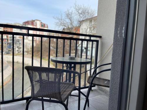 Balkón nebo terasa v ubytování Premium Apartments