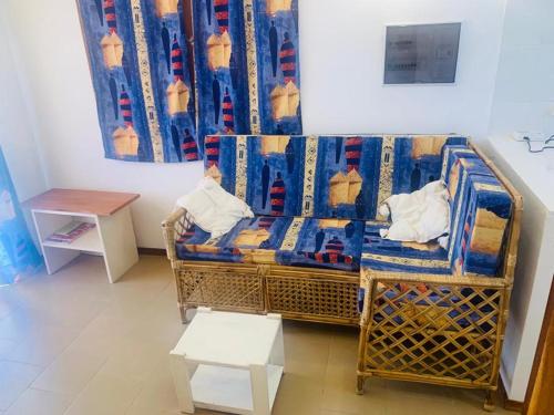 Ruang duduk di Villa Nemocotier