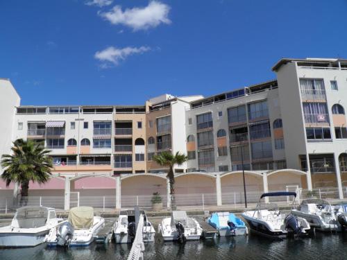 Photo de la galerie de l'établissement Appartement climatisé avec mezzanine, terrasse et parking, à 200m des plages, animaux admis - FR-1-338-123, à Sète