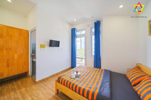 Μια τηλεόραση ή/και κέντρο ψυχαγωγίας στο Villa Tuan Vu Da Lat