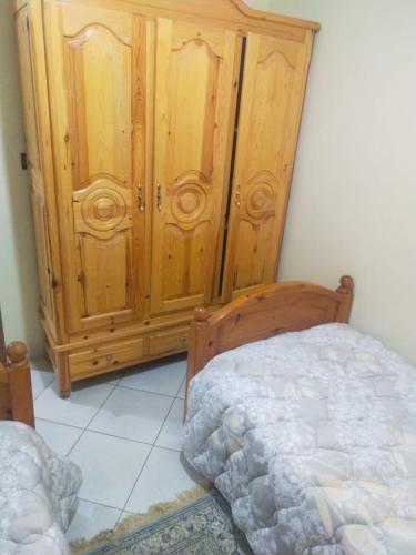 Ліжко або ліжка в номері Appartement à louer à Tadamon 2 Hay Salam / Agadir